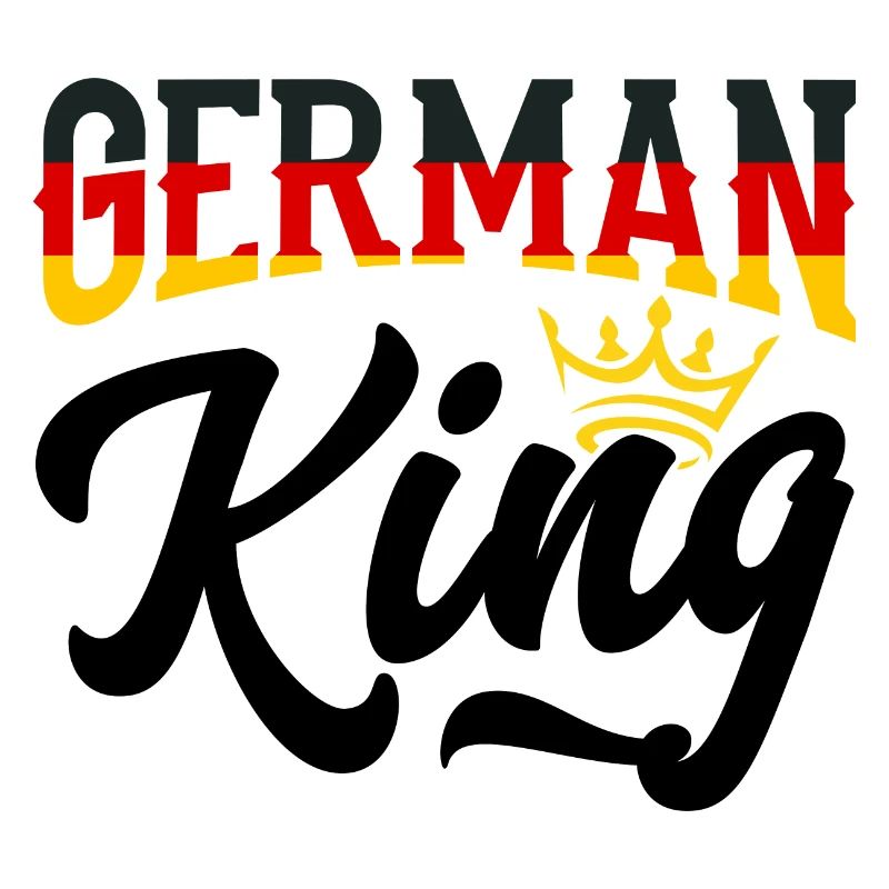 German King Germany German Flag