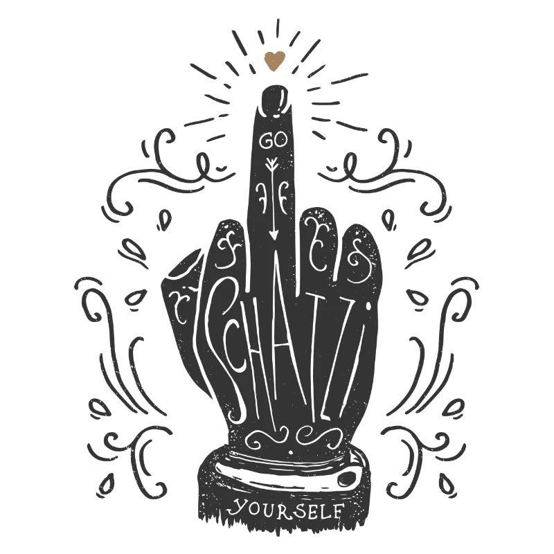 Go Schatzi yourself! (dunkel)