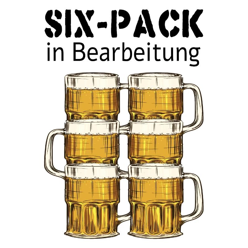 Six-Pack in Bearbeitung