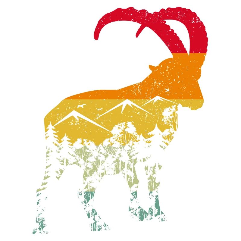 Steinbock, Wandern, Berge