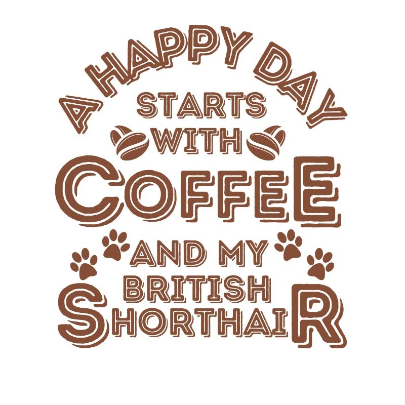Britisch Kurzhaar Katze Kaffee Cafe