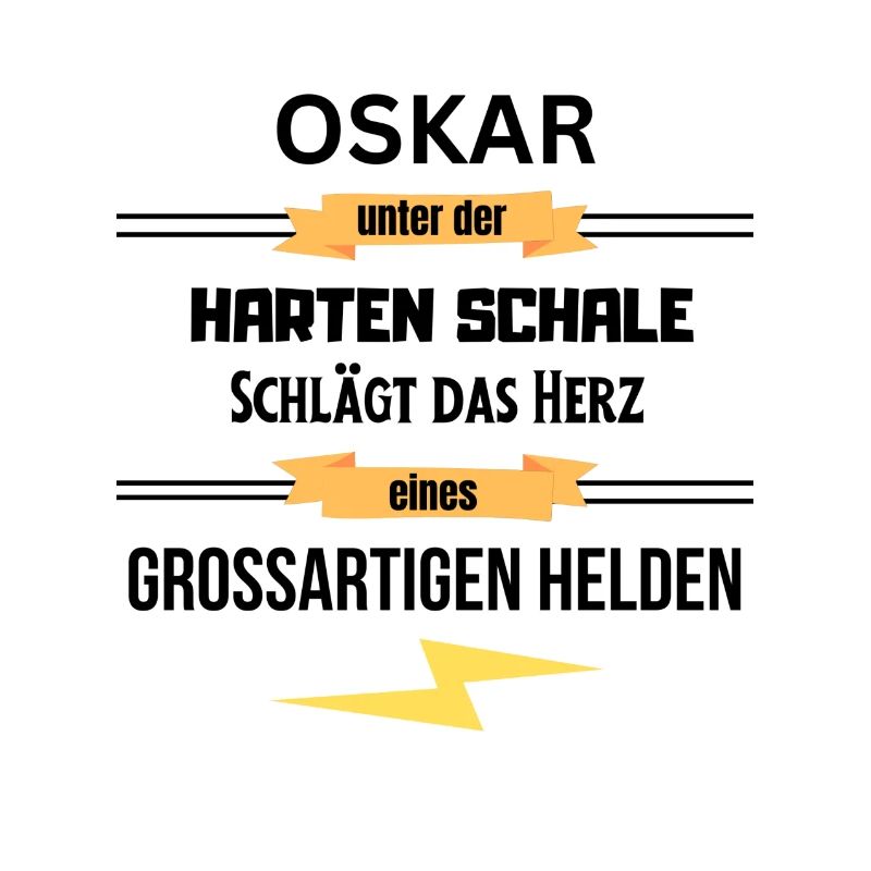 Oskar unter harte Schale eines Großartigen Helden