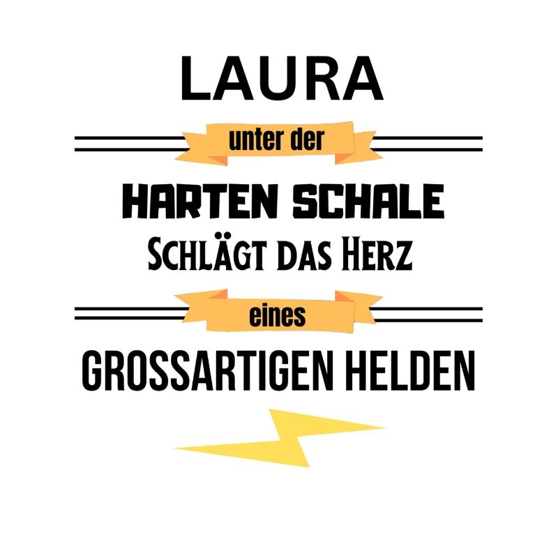 Laura unter harte Schale eines Großartigen Helden