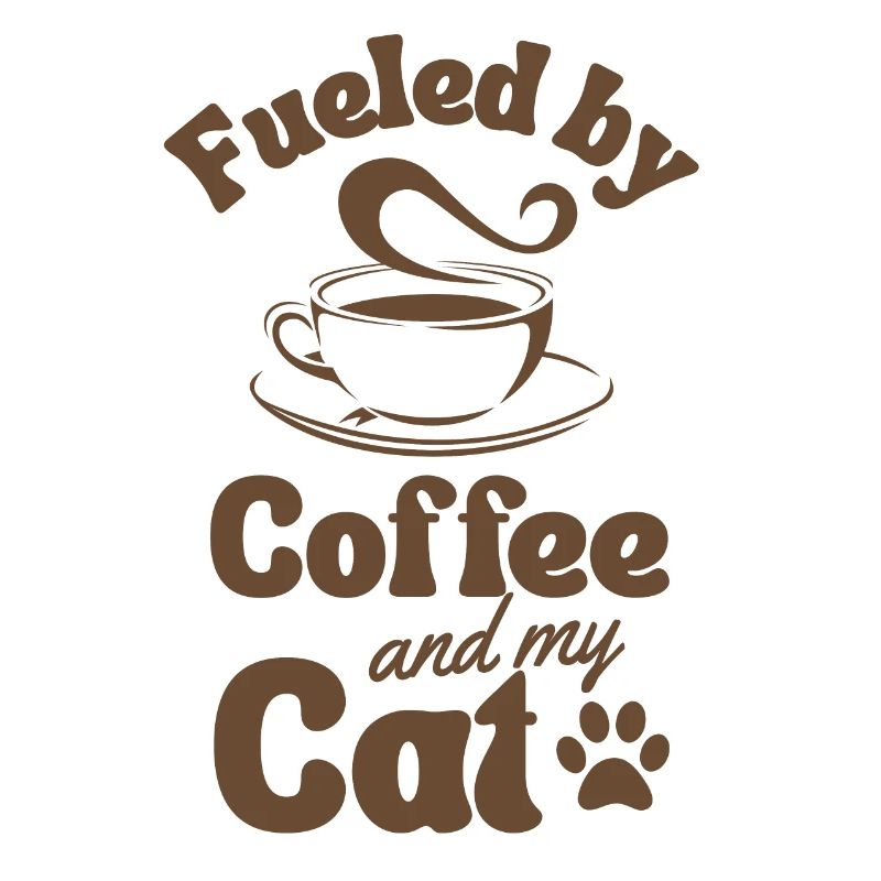 Amateur de chat de café