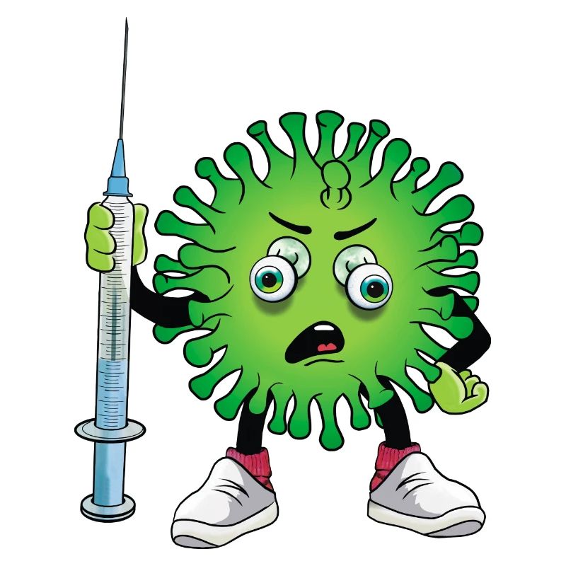 Virus avec seringue