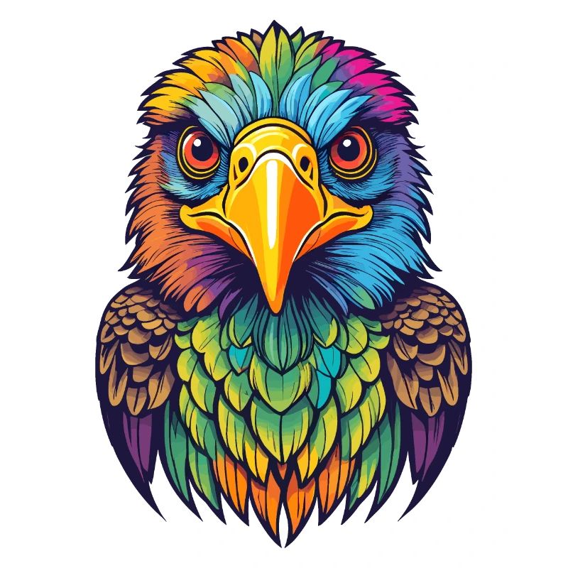 Bunter Adler