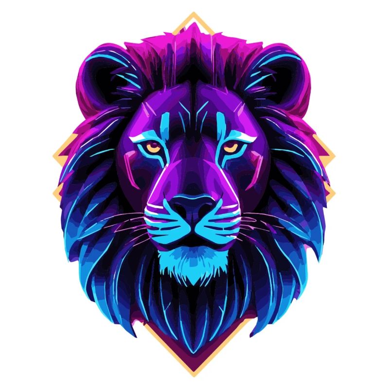 Neon-Löwe
