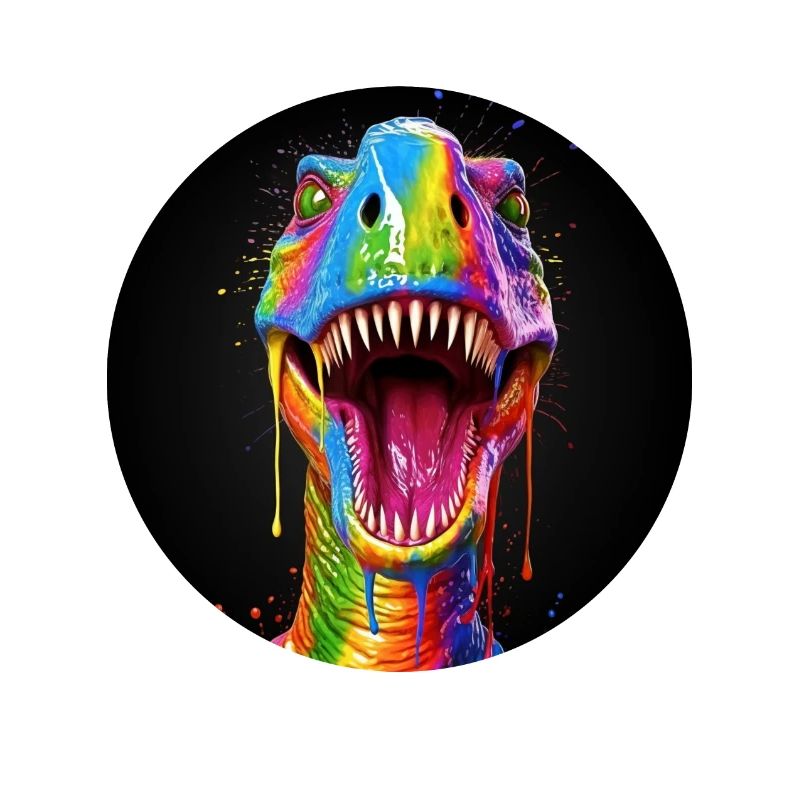 T Rex coloré4