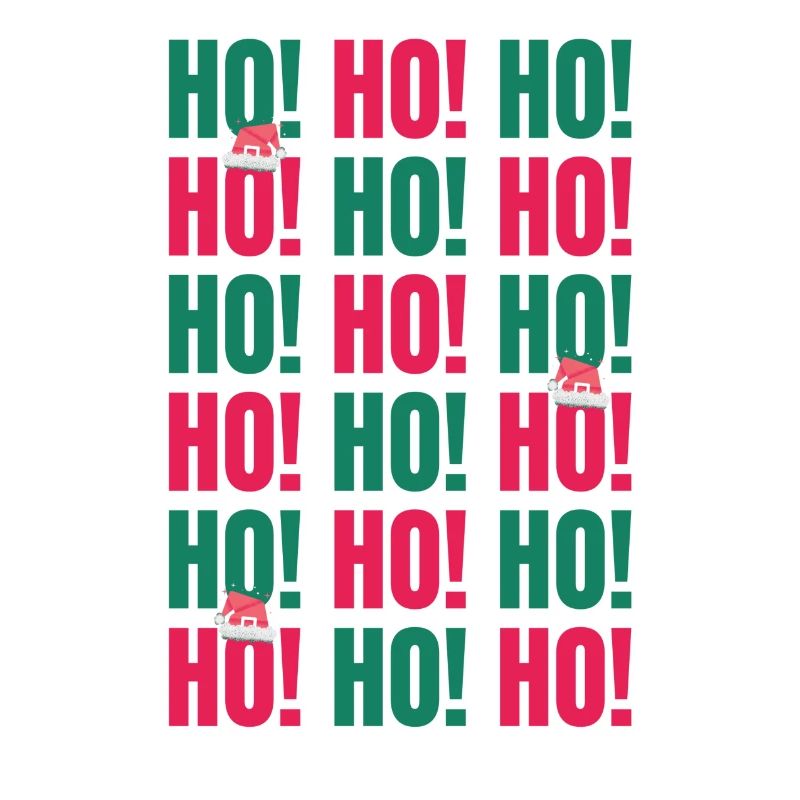 Ho Ho Ho Santa Pattern