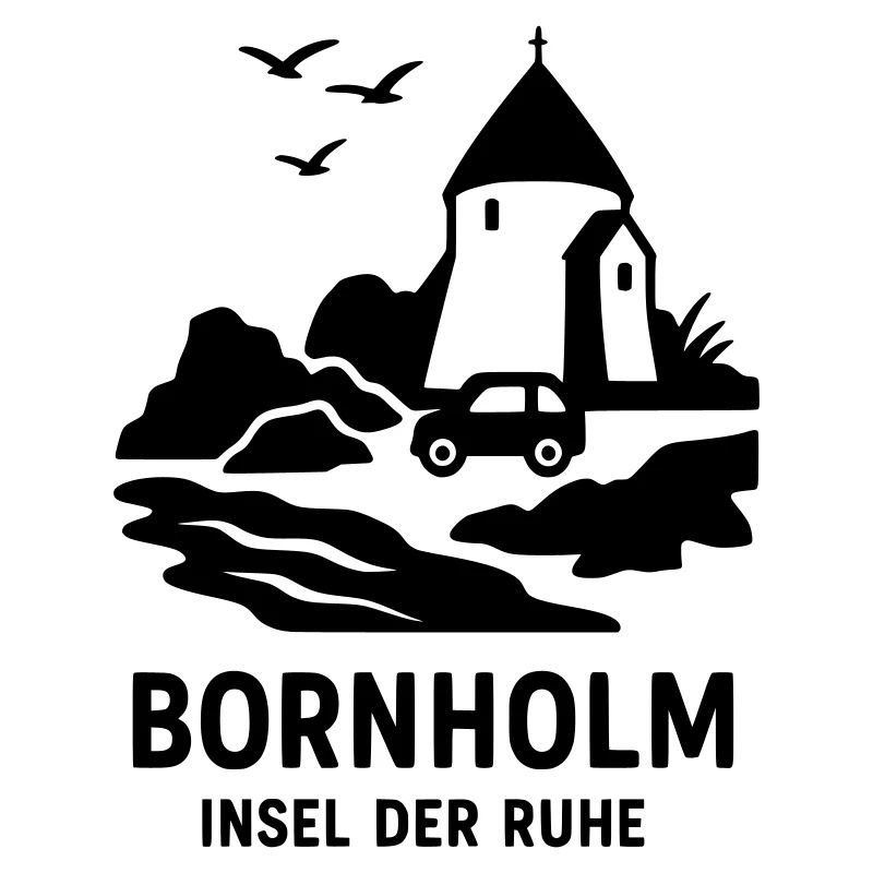 Bornholm Île de la Tranquillité, Danemark
