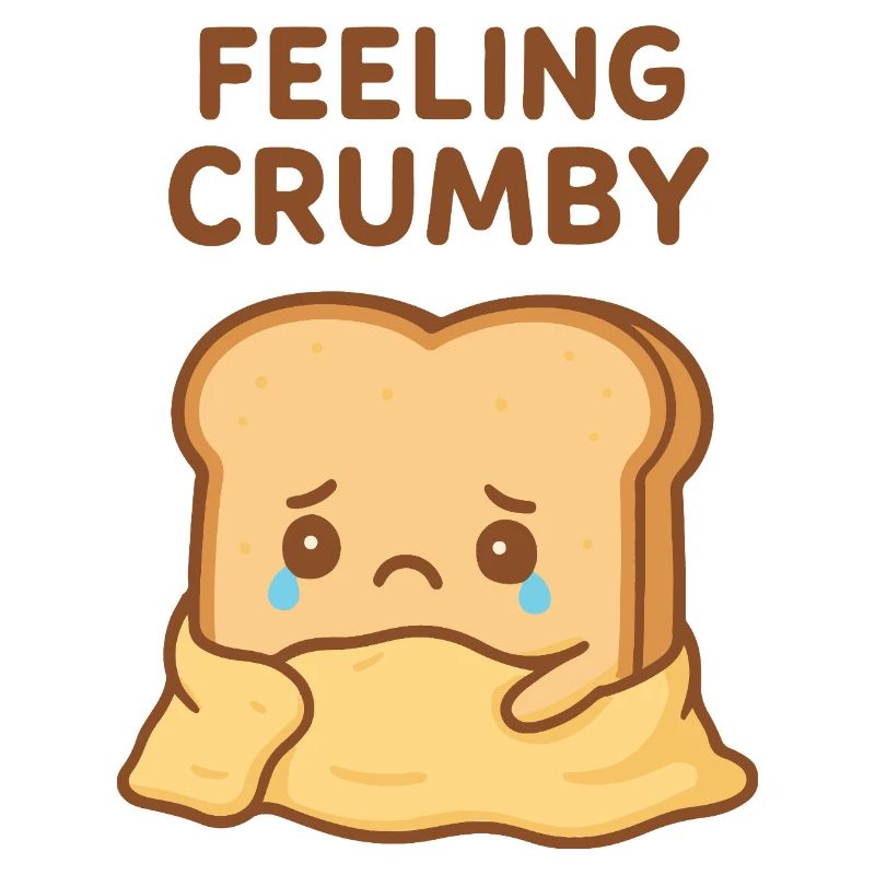 Feeling Crumby Toast Maskottchen