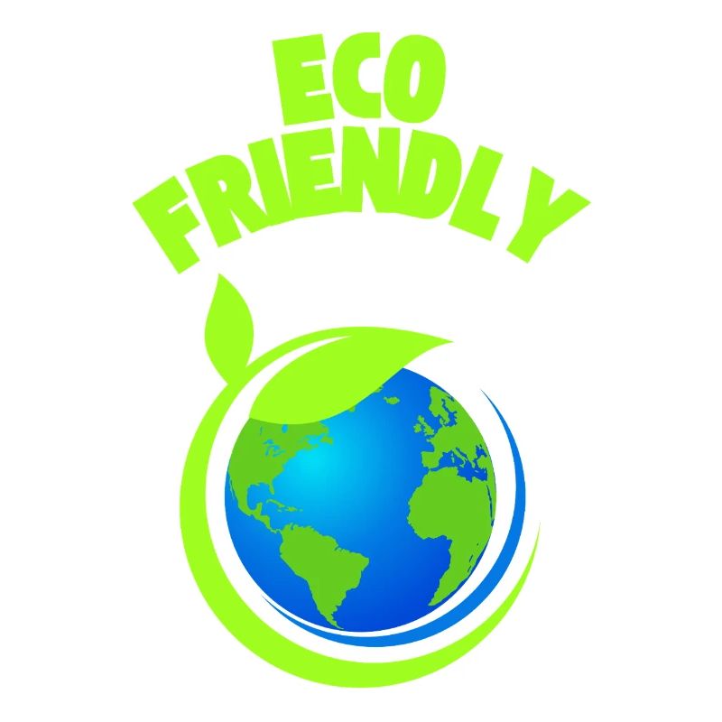 Eco Leaf Earth Graphic