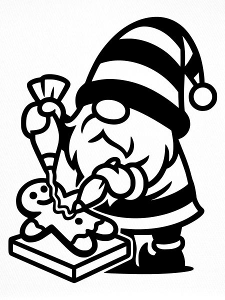 Gingerbread Baking Gnome