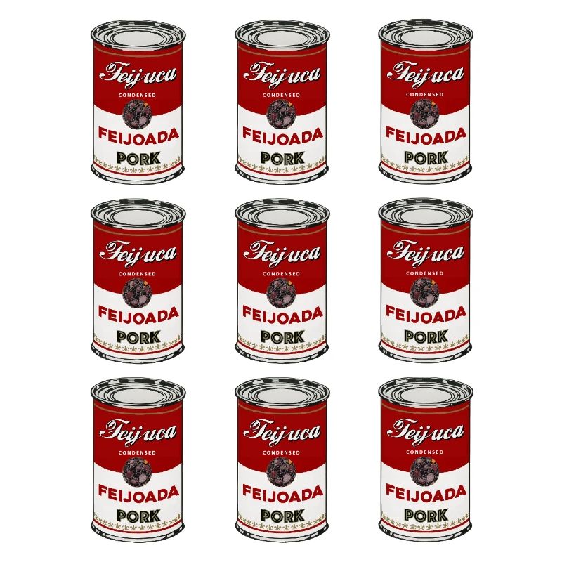 Motif de canette de porc Feijoada