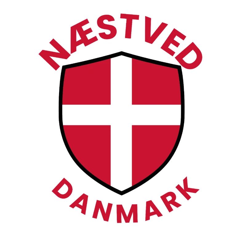 Nästved Denmark Flag Shield