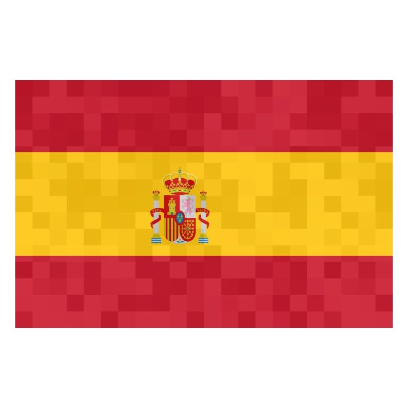Espagne Drapeau Vintage Drapeau espagnol Utilisé Look