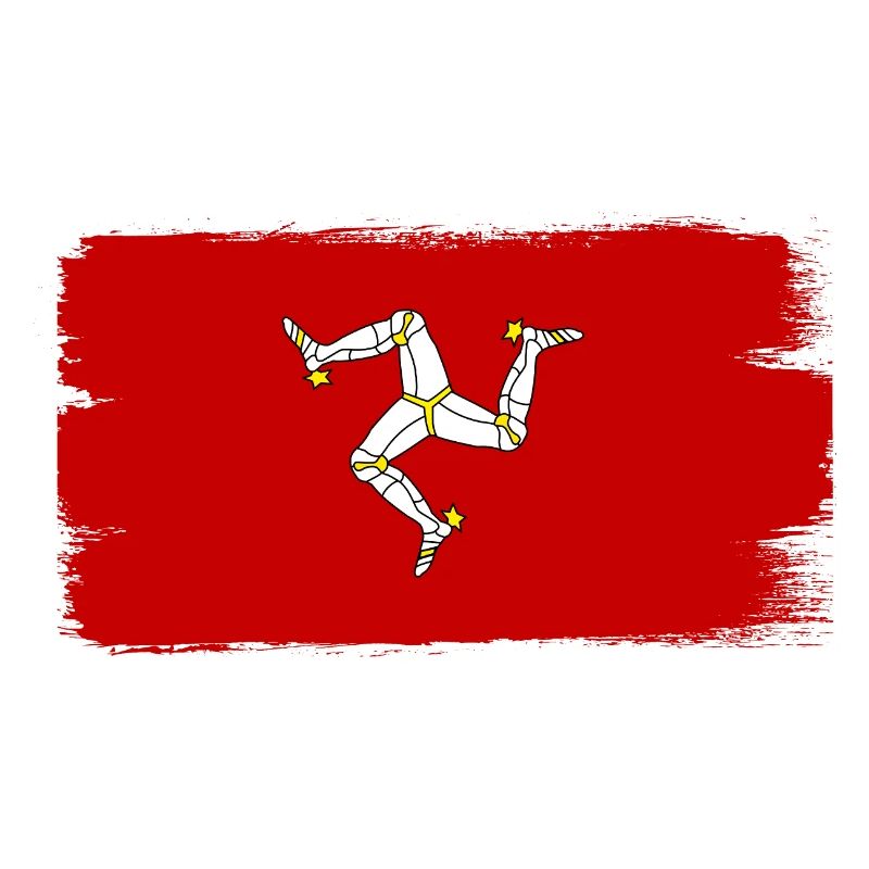 Drapeau de l’île de Man Triskele Drapeau de l’île de Man