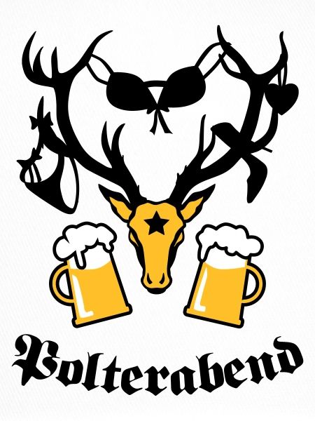 Hirsch Polterabend JGA Bier