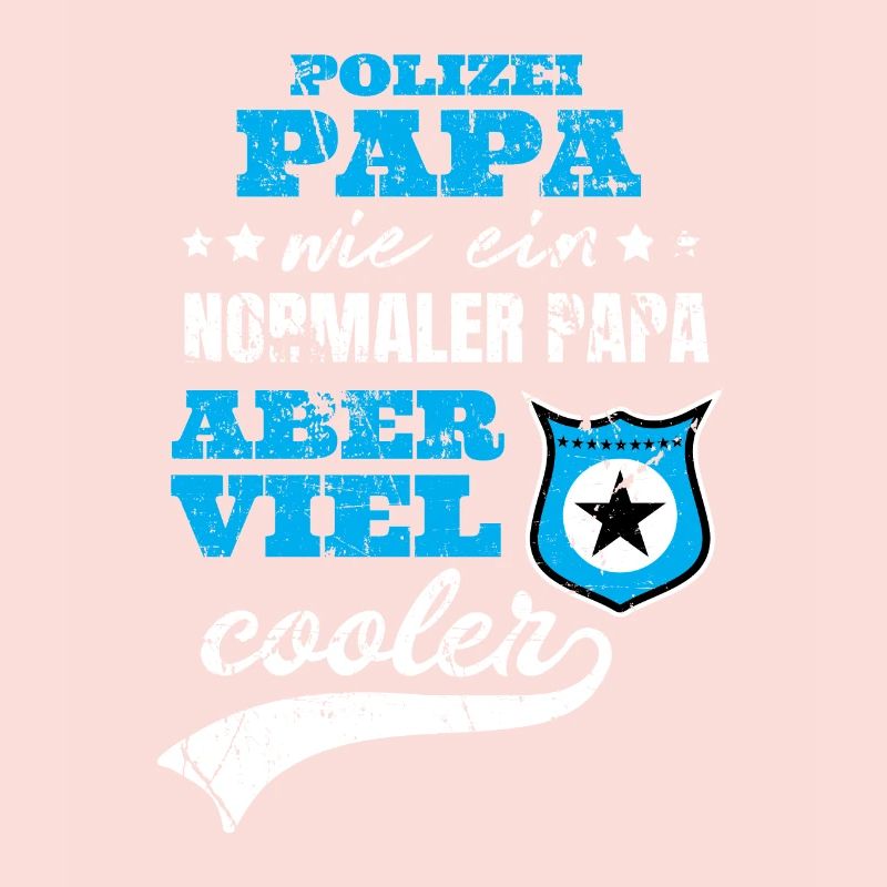 Polizei Papa Geschenk cool