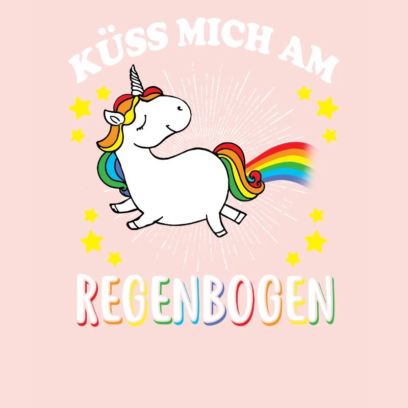 kuss mich am regenbogen gift