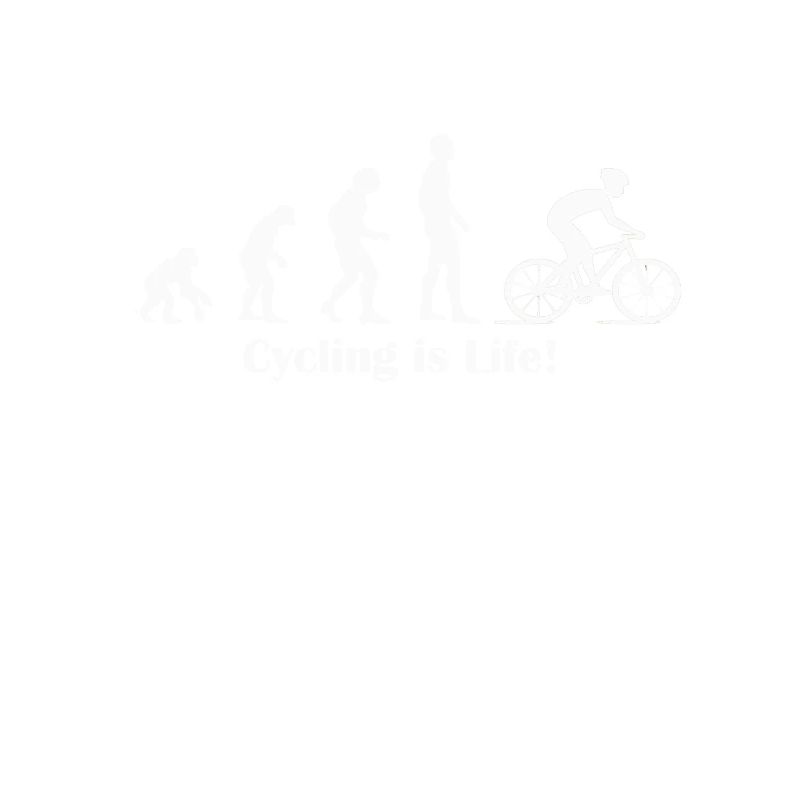 Cooles Evolution Fahrradfahren ist Leben Geschenk