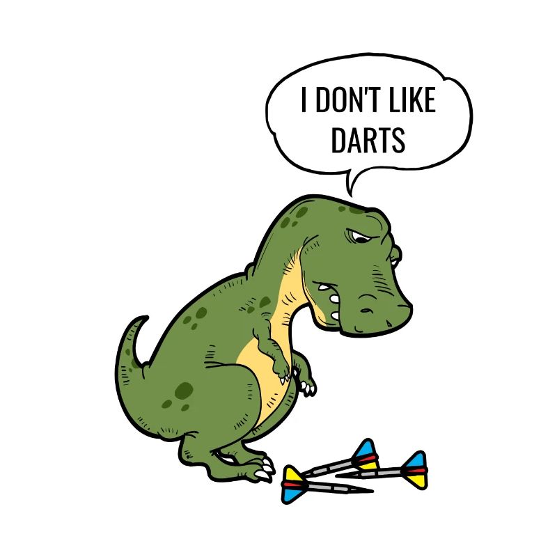 Jeu de fléchettes T-Rex Dinosboard Pun