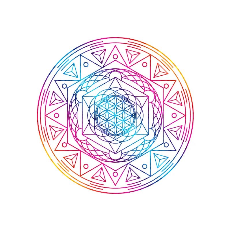 Sacred Geometry TetraFlower