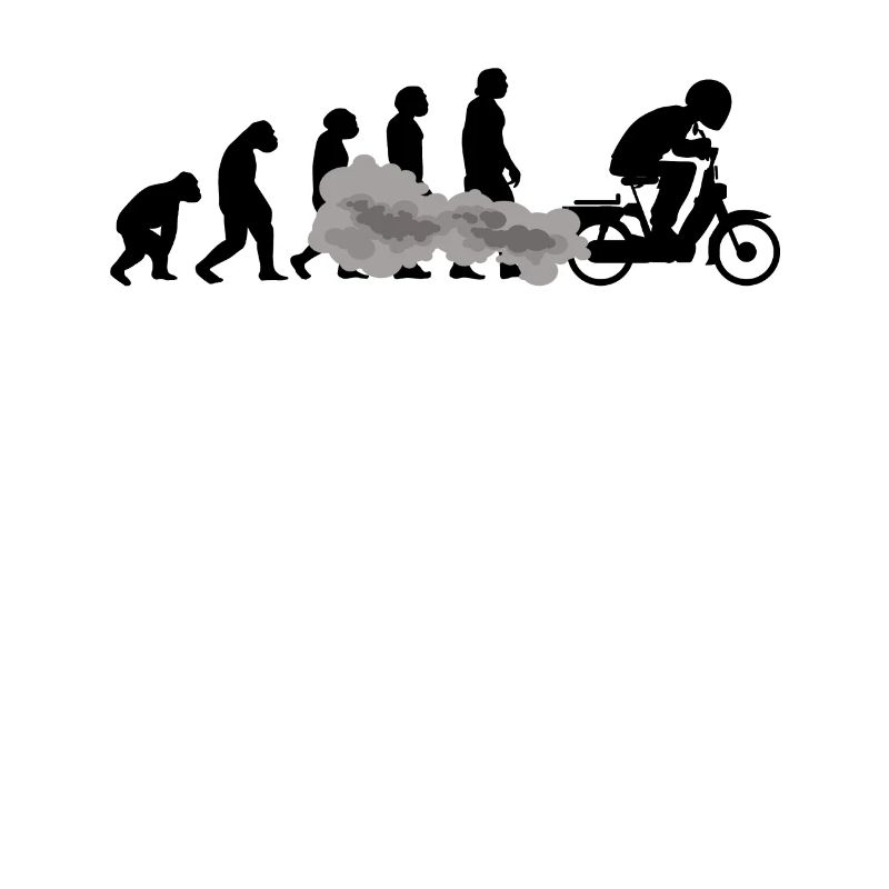 Moped scooter EVOLUTION moped moped driver moped