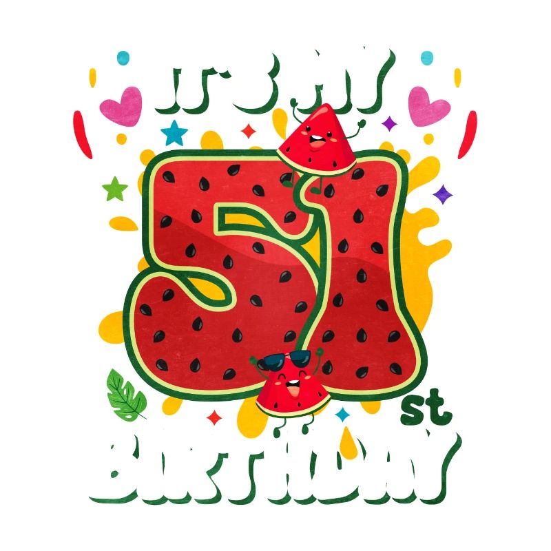 51e anniversaire Pastèque