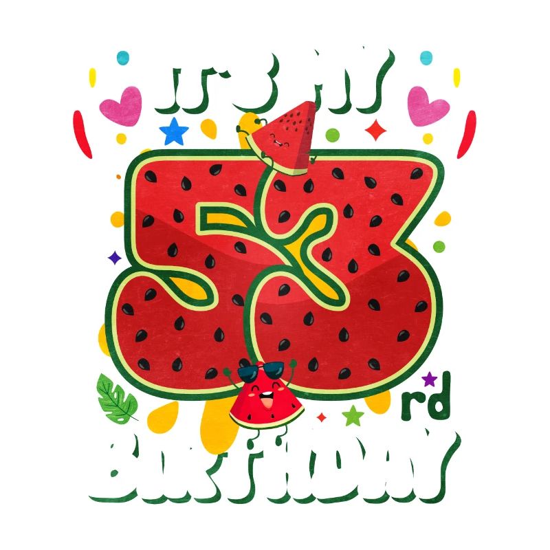 53e anniversaire Pastèque