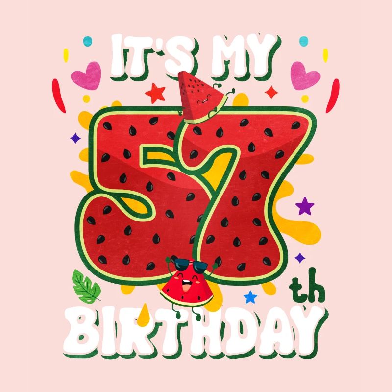57e anniversaire Pastèque