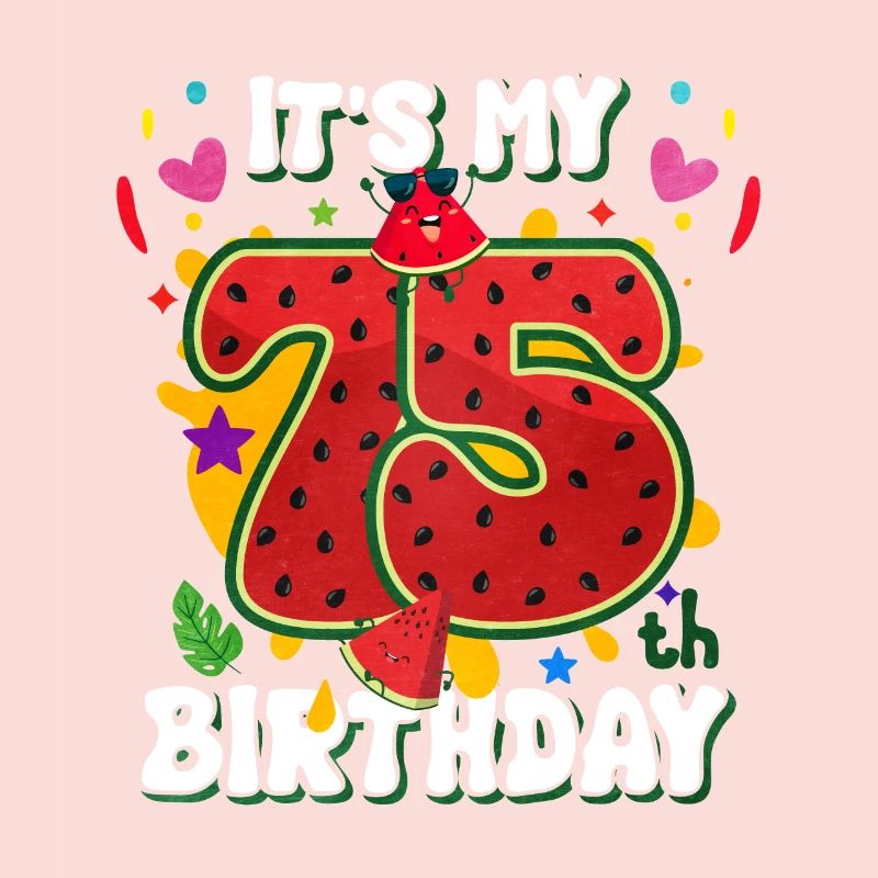 75e anniversaire pastèque