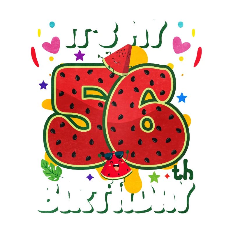 56e anniversaire de la pastèque