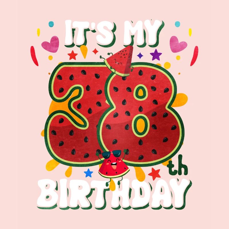 38e anniversaire Pastèque