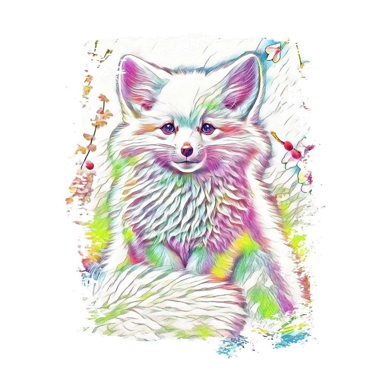 Cute arctic fox gift