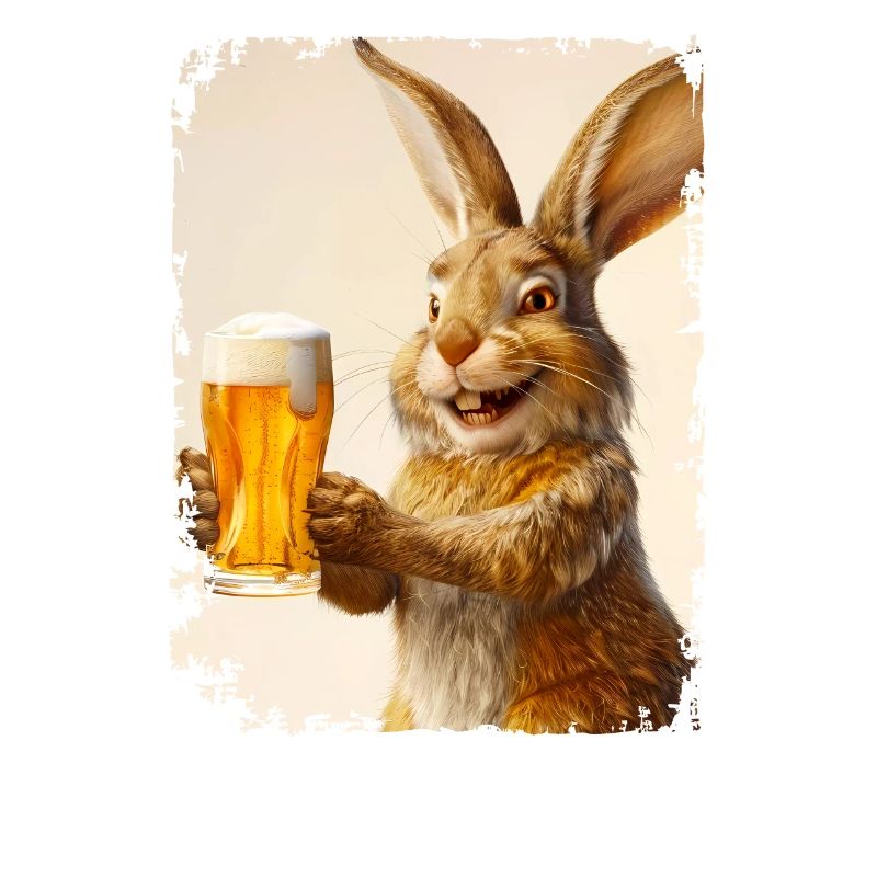 Lecker Bierchen Hase