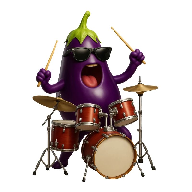 Fûts d’aubergines