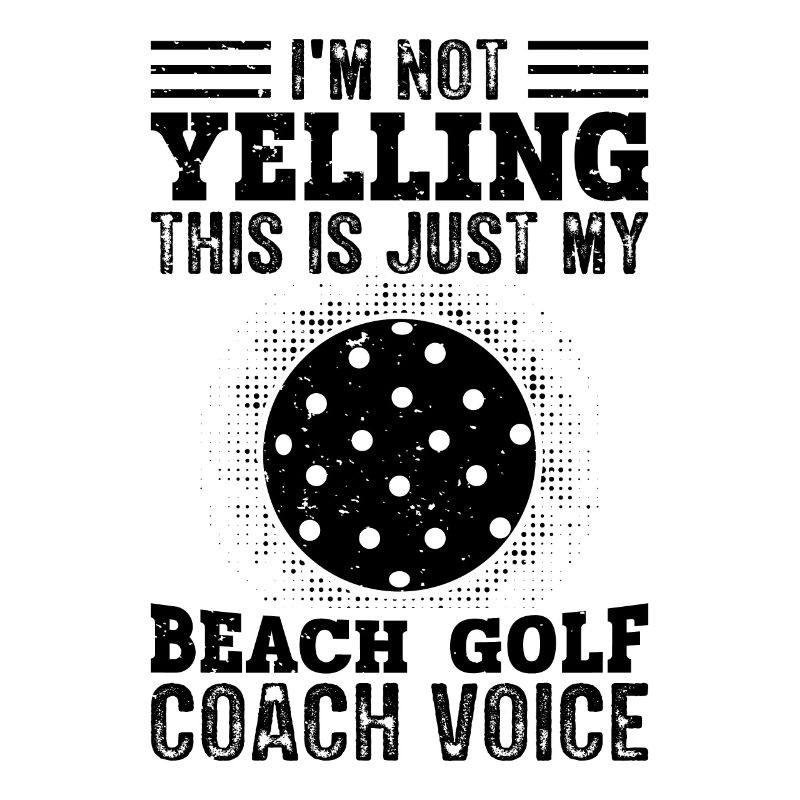 I Don't Scream - Beach Golf Coach