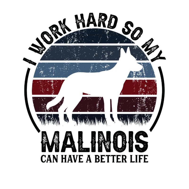Hart Arbeiten - Retro Malinois