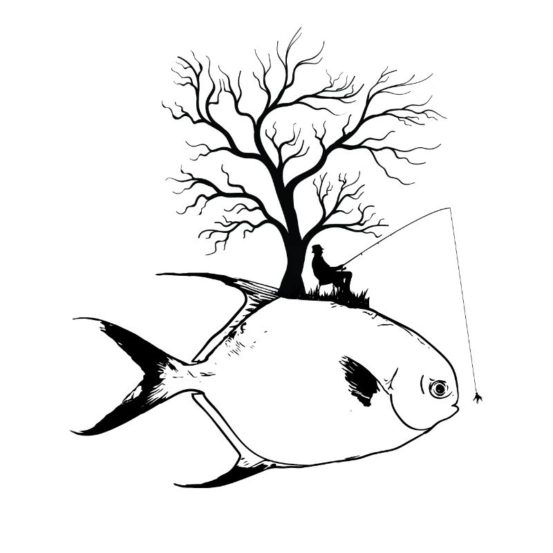 Arbre graphique - Poisson Pompano