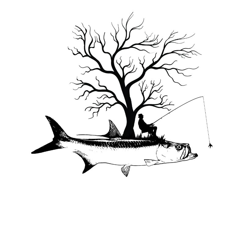 Graphic Tree - Fish Tarpon