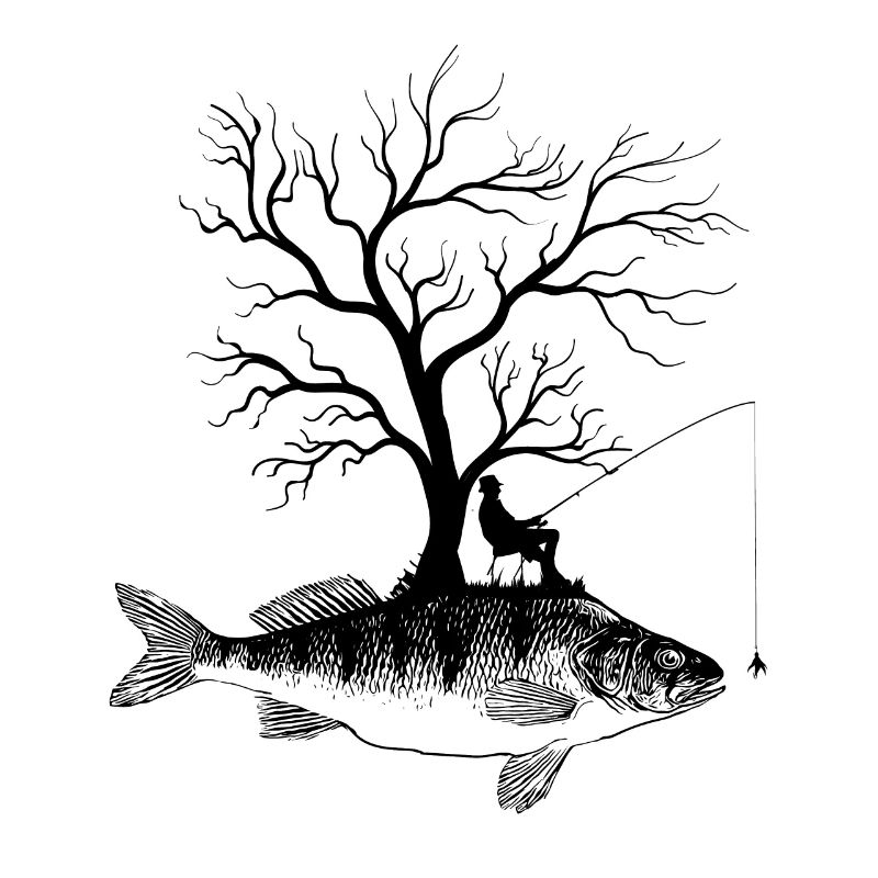 Graphic Tree - Fish Yellow Perch