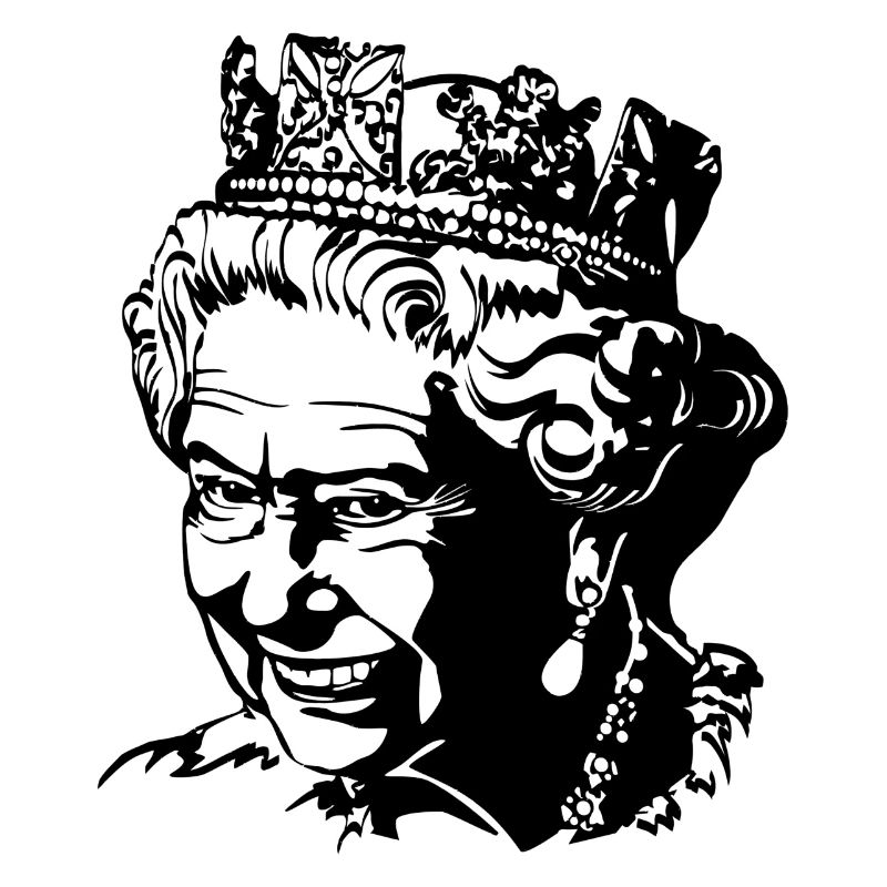 Queen Elizabeth Silhouette