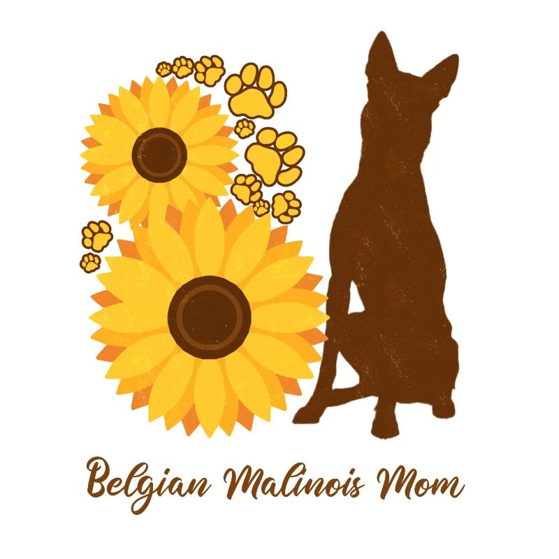 Sonnenblumenmutter - Belgischer Malinois