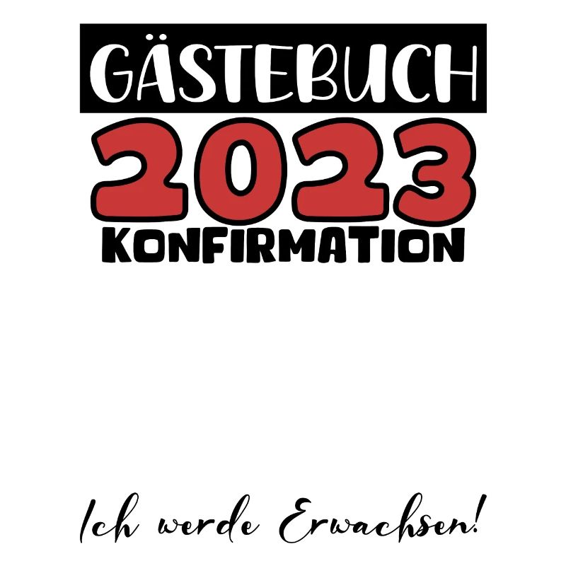 Konfirmation 2023 Gästebuch Mädchen Jungen Jugend