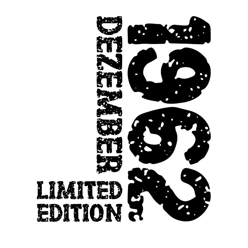 1962 Dezember Limited Edition 61. Geburtstag Deko