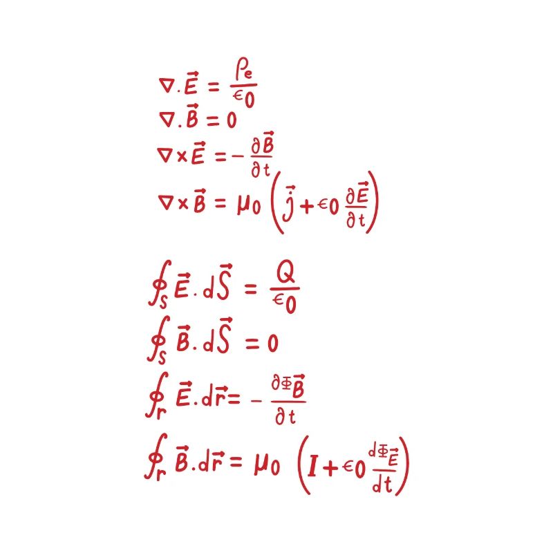 Le nerd des formules mathématiques Maxwell sait-tout