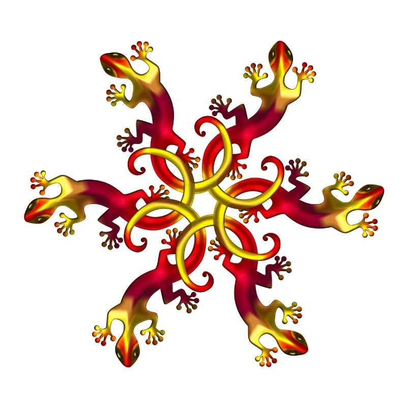 Gecko, lizard, summer, Goa, Trance, Psytrance