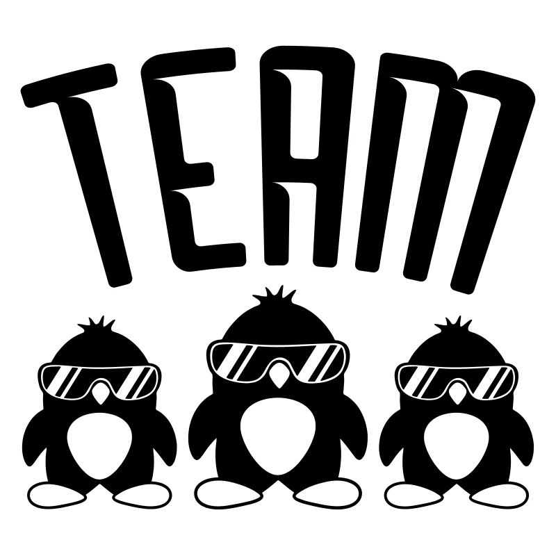 Logo de pingouins cool