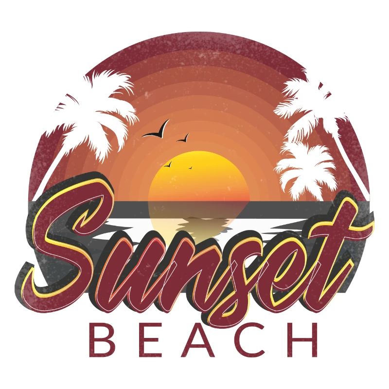Plage du coucher du soleil